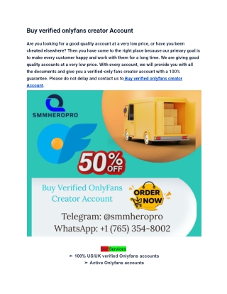 Top 17 Sites To Buy verified onlyfans creator Account in In This Year