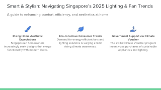 Navigating Singapore’s 2025 Lighting & Fan Trends