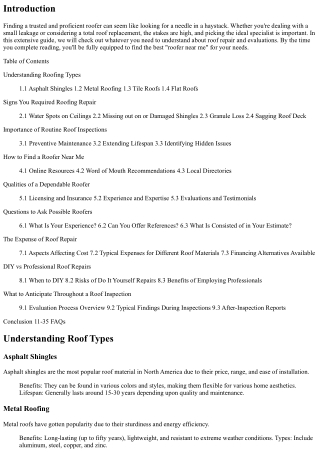 Finding the Right Roofer Near Me: Your Ultimate Guide to Roof Repair and Inspect