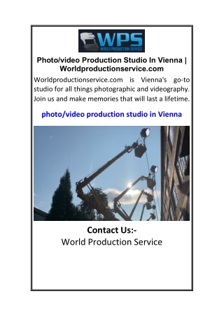 Photo video Production Studio In Vienna Worldproductionservice.com.pdf 12