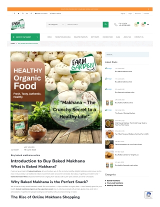 Buy baked makhana online