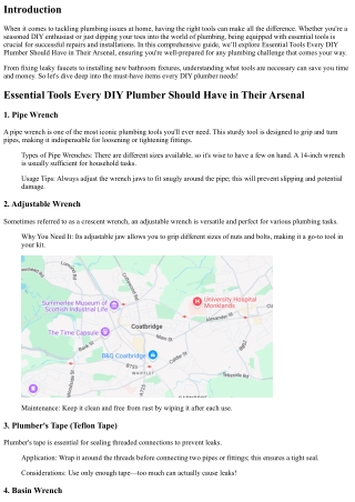 **Essential Tools Every DIY Plumber Should Have in Their Arsenal**