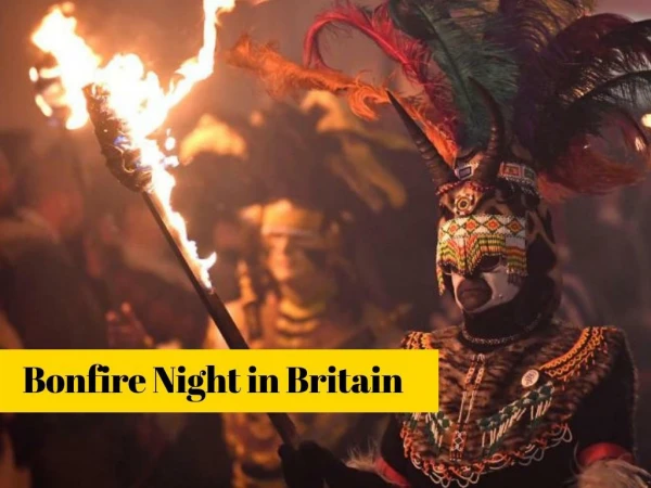 Bonfire night in Britain