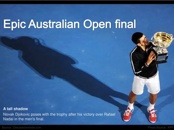 Epic Australian Open Final 2012
