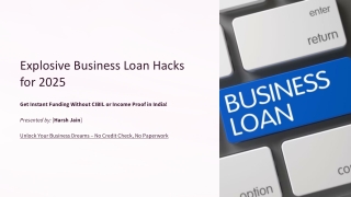 Get Instant Business Loans in India (2025) Without CIBIL or Documents