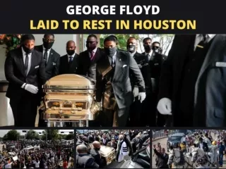 George Floyd laid to rest in Houston