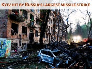 Kyiv hit by Russia's largest missile strike