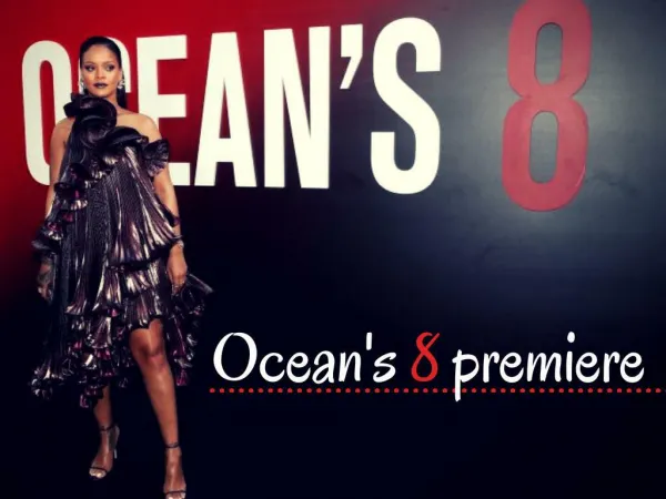 Celebrities at the Ocean's 8 Premiere 2018