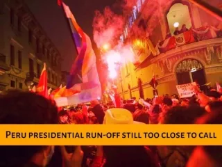 Peru presidential run-off still too close to call