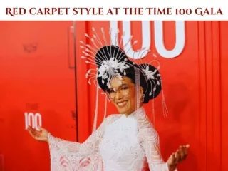 Red carpet style at the Time 100 Gala